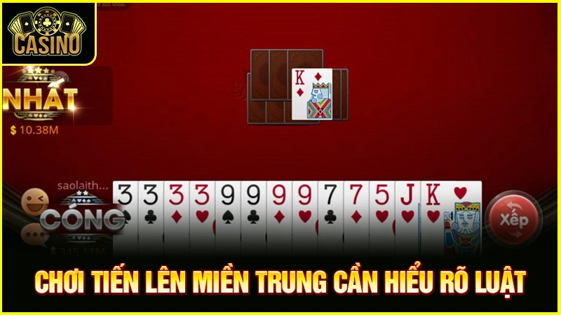 Hướng dẫn cách chơi bài tiến lên theo luật Bắc, Trung Nam 29