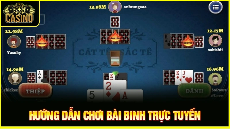 Bài binh 6 lá: Luật cược, cách chơi đếm nút Ấn Độ 13