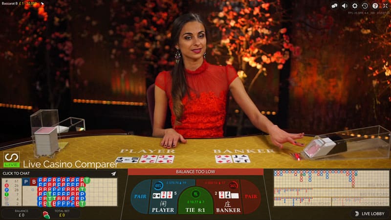 tài xỉu trong baccarat